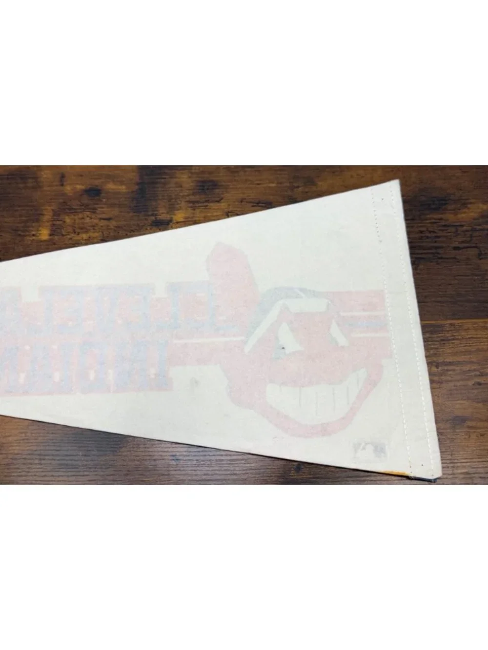Cleveland Indians Vintage MLB Licensed Pennant With Chief Wahoo Logo 30 inches